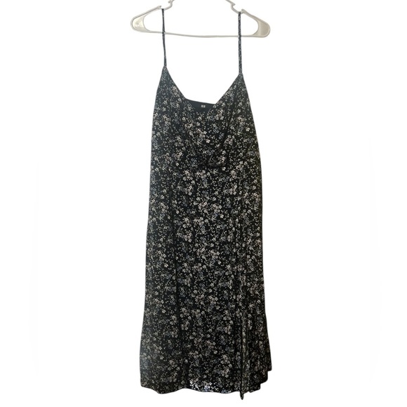 Uniqlo 90’s Style Spaghetti Strap Floral Dress Size Women’s XL - Picture 1 of 4